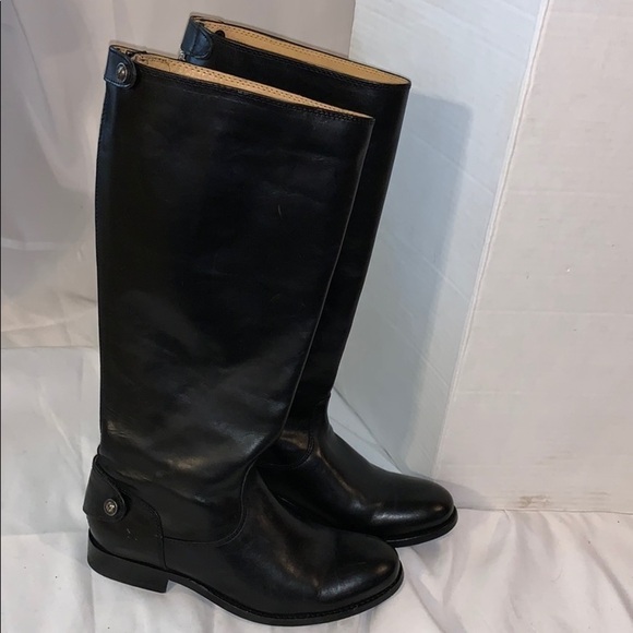 New Frye tall leather boots size-6.5 B - Picture 2 of 7
